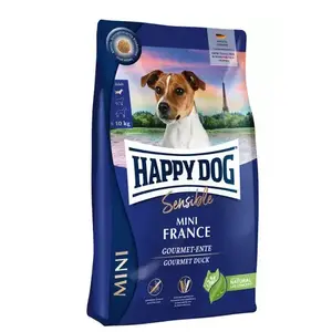 Корм для собак Happy Dog Sensible Mini France 4 кг — для взрослых, мини-породы, утка