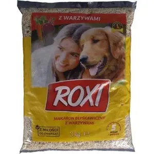 Suņu barība Roxi ROXI MAKARON Z WARZYWAMI 3 kg, pilnvērtīga sausa barība ar dārzeņiem