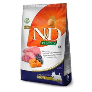 Корм для собак сухой Farmina Pet Foods LAMB & BLUEBERRY ADULT MINI, 2.5 кг, для взрослых, мини-породы