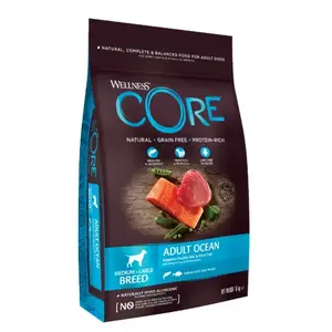 Сухой корм для собак Core Wellness CORE Adult Ocean Salmon with Tuna, взрослым, беззерновой, 10 кг