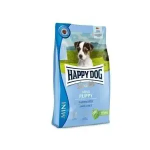 Sausais barības maisījums kucēniem happy dog Sensible Mini Puppy 800 g — jēra gaļa un rīsi, no 4 nedēļām