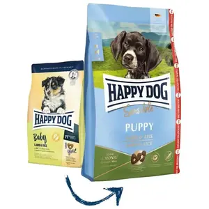 Sausais barības produkts kucēniem happy dog Profi Sensible Puppy 1–6 mēneši, jērs un rīsi, 18 kg