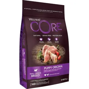 Sausais barības klucis suņiem EUKANUBA CORE Puppy Original Small/Medium 10 kg – kucēniem mazajām un vidējām šķirnēm