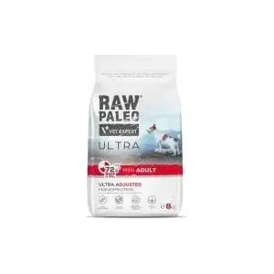 Suņu barība RAW_PALEO Vetexpert Ultra Beef Adult Mini 8 kg - pilnvērtīga sausa barība maziem pieaugušiem suņiem