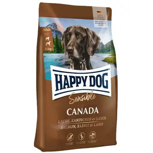 Dry dog food Happy Dog 3582 Adult, 4 kg — Lamb, Rabbit, Salmon, grain-free