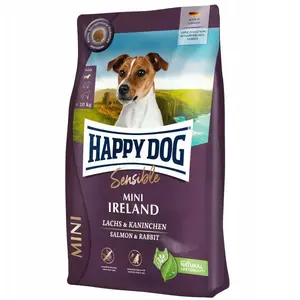 Sausais suņu barības happy dog Mini Ireland 800 g — pilnvērtīga barība mazām šķirnēm