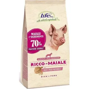 Suņu barība Life Pet Care LIFE DOG 2 kg Adult — ar lielu cūkgaļas saturu