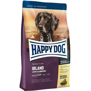Sausais suņu barības happy dog Supreme Irland 0,3 kg – pilnvērtīgs uzturs pieaugušiem suņiem