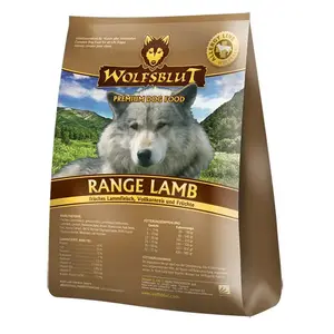 Сухой корм для собак Wolfsblut Range Lamb 2 кг — для взрослых, с коричневым рисом и ягнёнком, без глютена