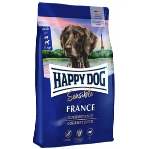 Dog dry food happy dog Adult Duck 4 kg — for medium to giant breeds, gluten- and grain-free