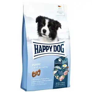 Dog food happy dog Puppy fit & vital - Puppy formula, 4 kg, medium breed, gluten-free