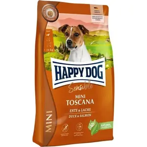 Dog food happy dog Mini Toscana 800 g — complete dry kibble for small breeds