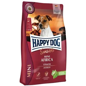 Dog dry food happy dog Mini Africa 300 g — adult small breeds, single-protein formula