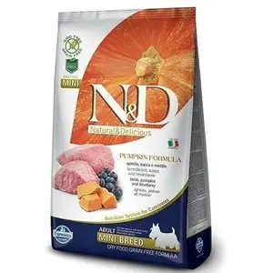 Sausais suņu barība Farmina Pet Foods N&D Small Dynia Adult — 800 g, jēra gaļa un mellenes