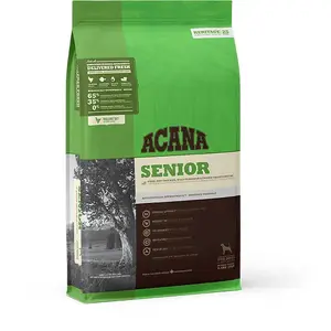 Suņu barība ACANA Senior Dog 11,4 kg — putnu garša, senioriem