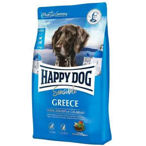 Sausais barības produkts suņiem happy dog Supreme Greece 4 kg — pieaugušajiem, putna gaļa un rīsi