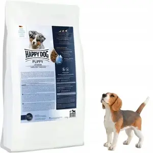 Suņu barība happy dog Puppy Starter jēra un rīsu, no 4 nedēļām 4 kg