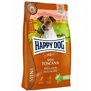 Сухой корм для собак happy dog Mini Toscana 300 г — для взрослых мелких пород, полноценный