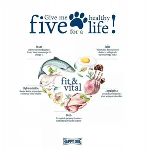 Dry Dog Food happy dog Fit & Vital Adult Mini for small breeds over 12 months, 800 g