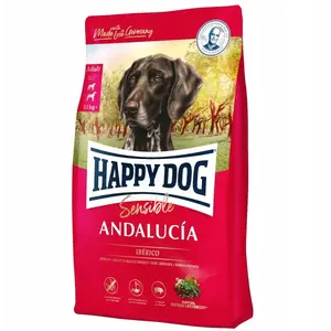 Dry Dog Food happy dog Supreme Andalucia 4 kg — adult formula, grain-inclusive