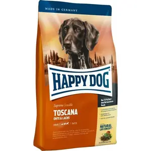 Sausa suņu barība happy dog SUPREME TOSCANA 300 g — pieaugušo recepte ar jēru un rīsiem