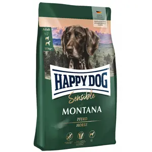 Сухой корм для собак Happy Dog Sensible Montana 300 г — взрослым, с картофелем, без злаков, без глютена
