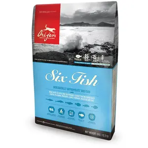 Сухой корм для собак Orijen Six Fish 11,4 кг — для взрослых, рыбная формула