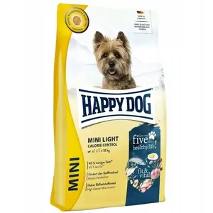 Sausais barība suņiem happy dog Fit&Vital Mini Light 300 g — pieaugušiem mazām šķirnēm, ar samazinātu tauku daudzumu