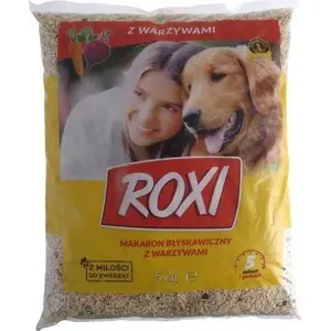 Sausa suņu barība Roxi MAKARON Z WARZYWAMI 5 kg - Roxi, 5 kg maisiņš
