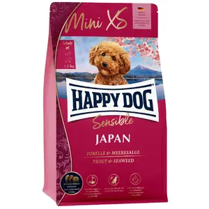 Сухой корм для собак Happy Dog Mini XS Japan 300 г — Взрослым, Курица и Форель, Без глютена
