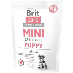 Корм для щенков сухой Brit Mini Puppy Lamb 400 г — Brit Care Pies 400g Mini Puppy Lamb