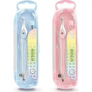 Drawing Compass Cricco CRICCO with Pastel Graphite Leads and Case — school compass set