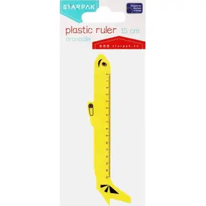Линейка STARPAK LINIJKA SAMOLOT 15 см — STARPAK STK LIN3