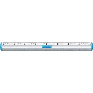 Aluminium ruler Keyroad with pencil holder 40 cm — Keyroad KR972715