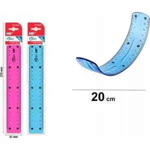 Линейка PATIO Linijka flex 20 cm MIX — гибкая измерительная линейка 20 см