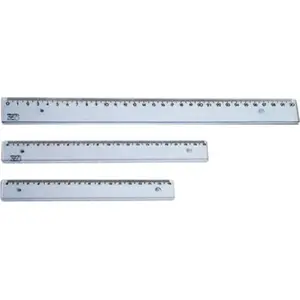 Ruler MemoBe Pratel 50 cm — MemoBe plastic measuring ruler, 50 cm length