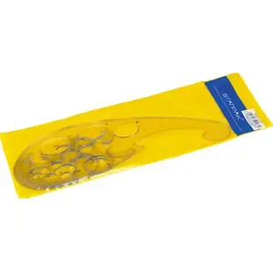 Drawing set STARPAK Krzywiki - 3 pieces, drafting tool set for curves and templates