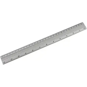 Aluminium ruler D.Rect 30 cm model 215612