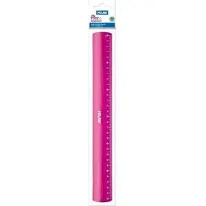 Ruler Milan 30 cm, pink — Milan measuring ruler 30 cm
