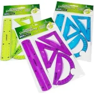 Geometry Set Penword KOMPLET GEOMETRYCZNY 8810 FLEXI 4 pcs 15 cm