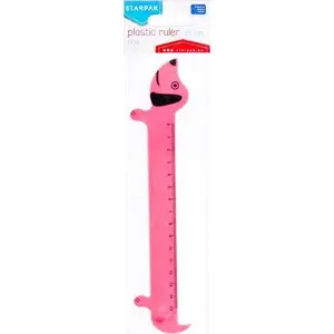 Ruler STARPAK LIN PIE 15 — plastic ruler 15 cm