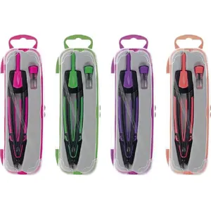 Compass set Titanum 2-piece with plastic case — mixing colors