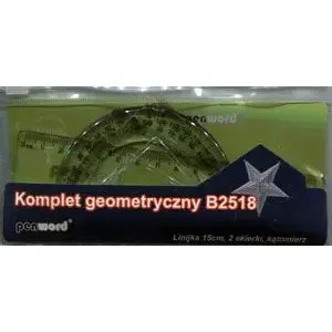 Geometry set Penword B2518 — drawing compass and measuring tools, school stationery