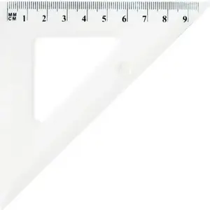 Линейка Grand Ekierka szkolna 10 см GR-854T — школьная треугольная линейка 10 см