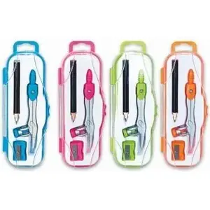 School Compass Penmate PC-102 orange — Penmate drawing compass for geometry