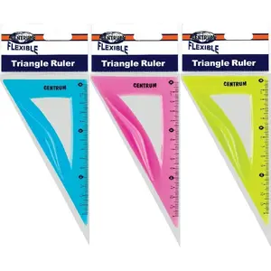 Plastic Flexible Set Square Centrum Flexible 14 cm 88014