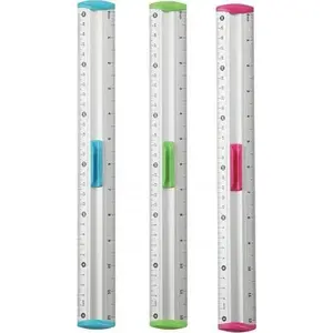 Ruler with Handle Keyroad Measure Clip 30 cm — Keyroad KR971330, mixed colors, display-packed