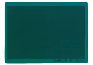 Cutting mat Linex 100412209, A4 (300×210 mm), plastic, 3 mm thickness, green
