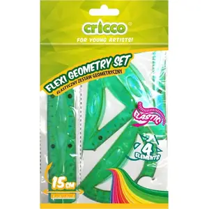 Geometry set Cricco Flexi with 15 cm ruler CRICCO, model 331724