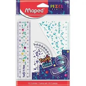 Geometry set Maped Pixel — school drawing instruments set
